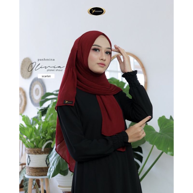Pasmina Plisket by. Yessana ORI Premium