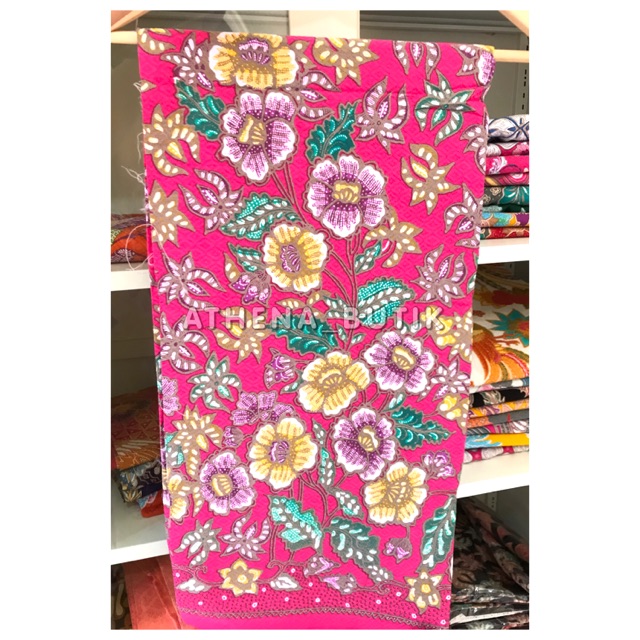 Batik Dolbi Dolby Dobi Doby Dobby Kain Seragam Rok Bawahan Lilit Pastel Satin Saten Pink Ungu Dusty
