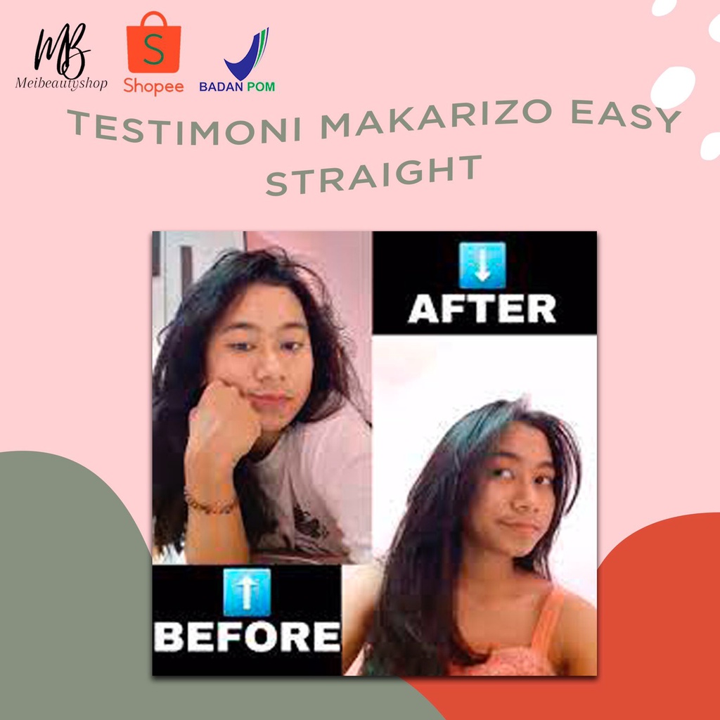 MAKARIZO Easy Straight Mild / Medium / Strong / Obat Pelurus Rambut