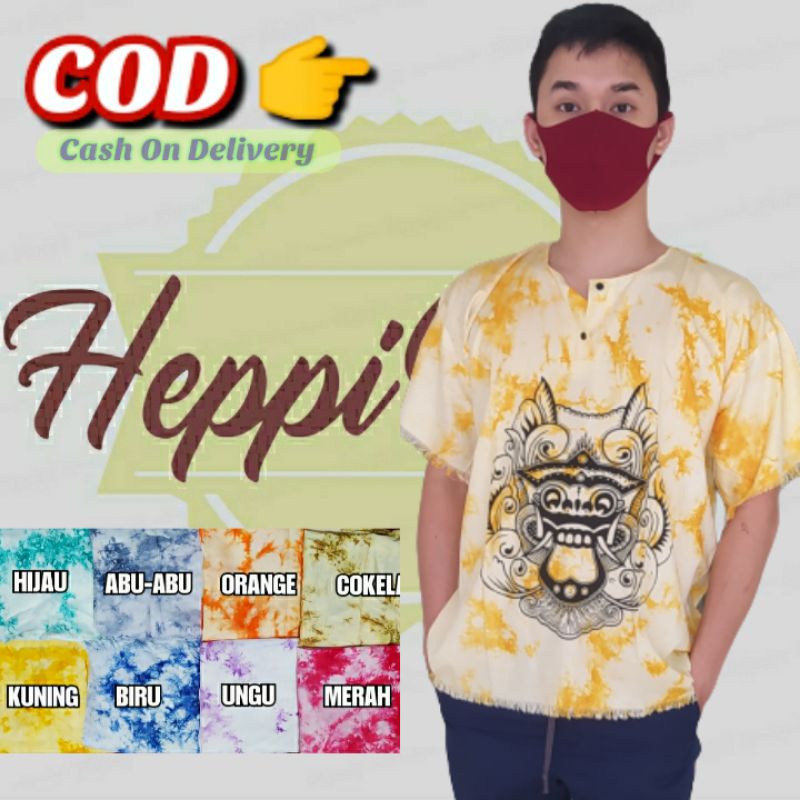 BAJU PRIA / ATASAN KAOS PRIA / BAJU BARONG / ATASAN BARONG / KAOS BARONG / BAJU BALI / ATASAN BALI S