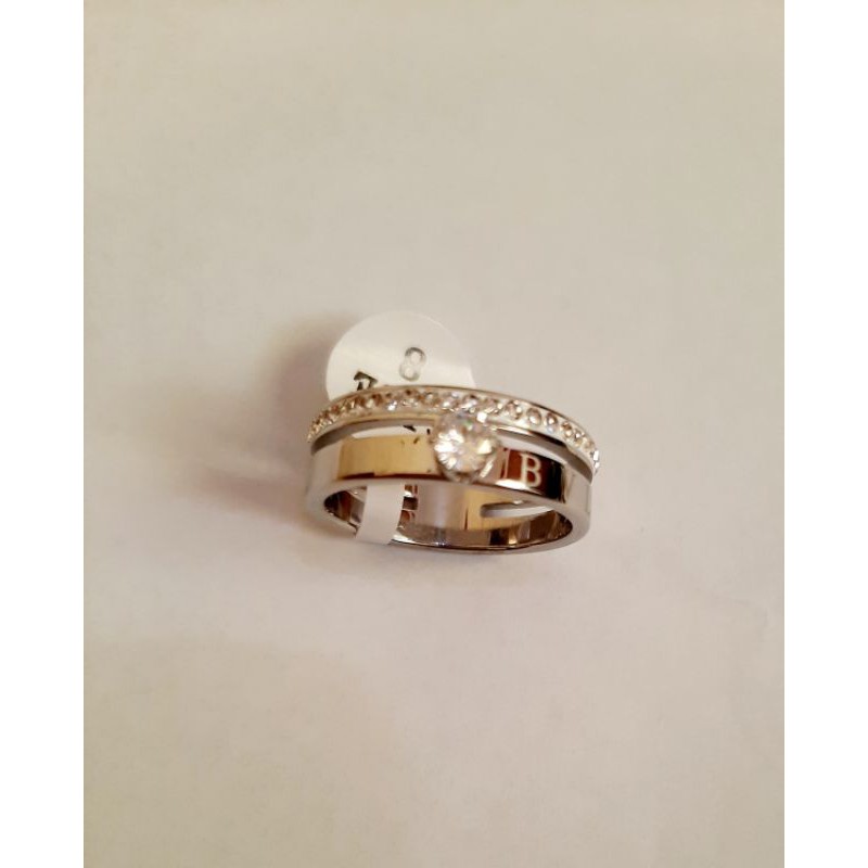 cincin titanium wanita/perhiasan titanium wanita original