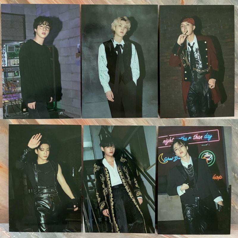 BTS Official Season's Greeting 2022 SG22 Postcard Jin Suga JHope Jungkook V Jimin Seokjin Yoongi J H