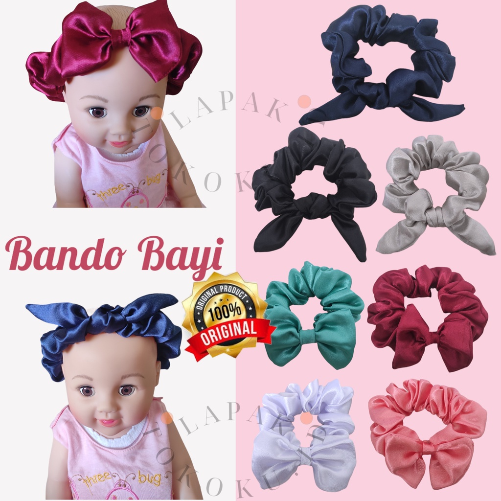 Bando Bayi Model Pita Kelinci Bando Anak Bando Scrunchie Bando Kerut Headband Baby Ikat Rambut Bayi Ikat Rambut Anak Turban Bayi Bando Anak Bando Dewasa