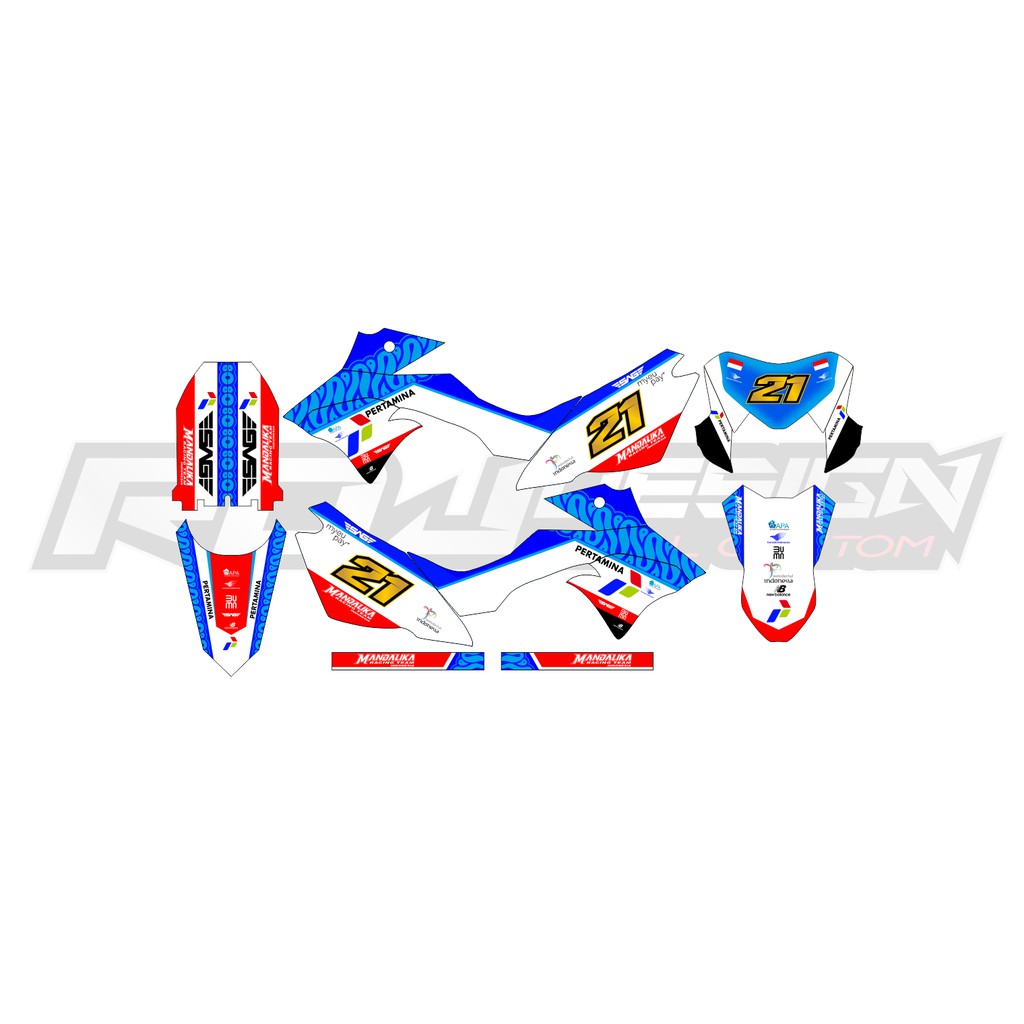 DECAL DTRACKER 150 SE/NEW-013 MANDALIKA