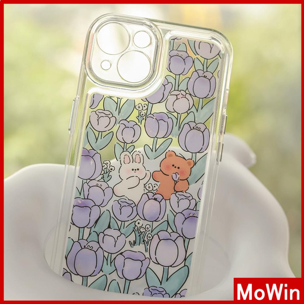 iPhone Case Silicone Soft Case Shockproof Camera Full Coverage Protection Plating Button Purple Flower Compatible For iPhone 11 iPhone 13 Pro Max iPhone 12 Pro Max iPhone 7 Plus