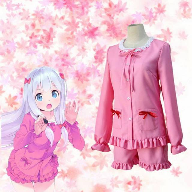 Eromanga Sensei/Izumi Sagiri Piyama Inner Cosplay Costume Anime