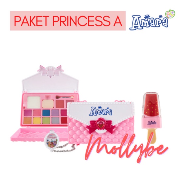 

Amara Princess Bag Make Up Kit - Make Up Anak untuk Hadiah - PRINCESS BAG Limited