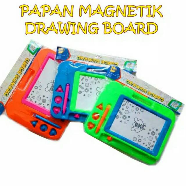 MAINAN EDUKASI PAPAN TULIS MAGNET ANAK / PAPAN MAGNET UNTUK BELAJAR /