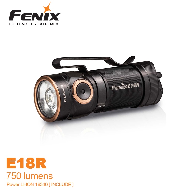 Senter Fenix 750 LUMENS - E18R - Fenix E18R