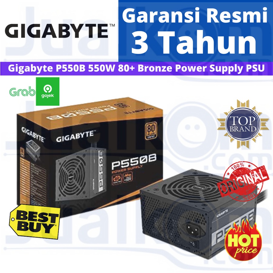 Gigabyte P550B 550W 80+ Bronze Power Supply PSU