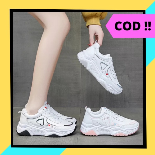 SNEAKERS PUTIH WANITA SEPATU SPORT WANITA SNEAKERS WANITA KOREA SEPATU WANITA SNEAKERS SEPATU KETS P