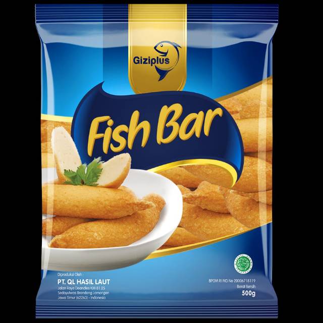 Fish Bar Giziplus / Otak otak Singapur 500gr