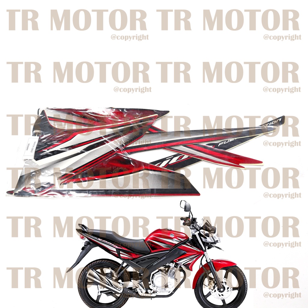 Stiker Motor Vixion 2011 Sticker Striping Full Set Body Motor