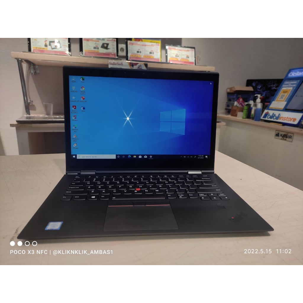 Laptop Lenovo Thinkpad X1 YOGA Intel I5 8350U 8GB 512GB FHD TOUCH Windows 10 Professional Black