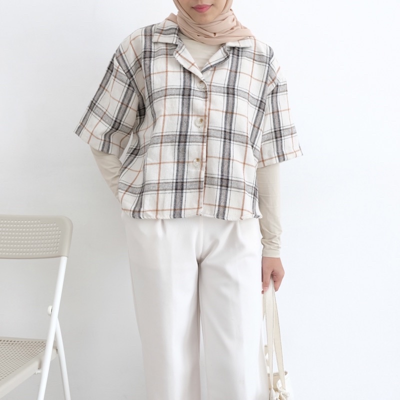 [𝗞𝗲𝗹𝗮𝗻𝗮] Kyori Flanel Series | Kemeja Basic Flanel | Kemeja Tartan Wanita | Vest Flanel