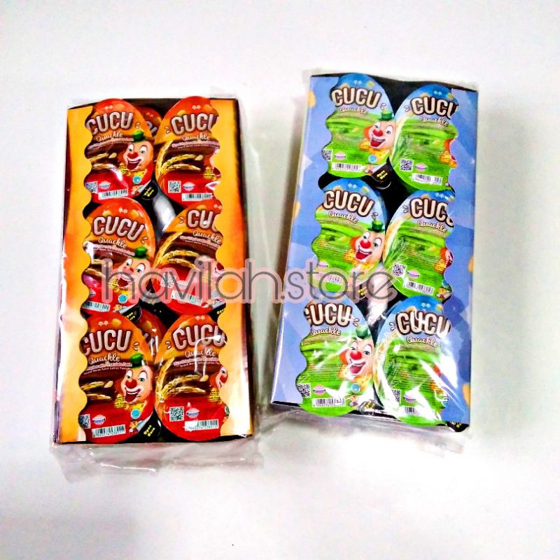 

Coklat Pasta dengan Beras Cucu Quackle Choco and Pandan 1Box isi 24pcs