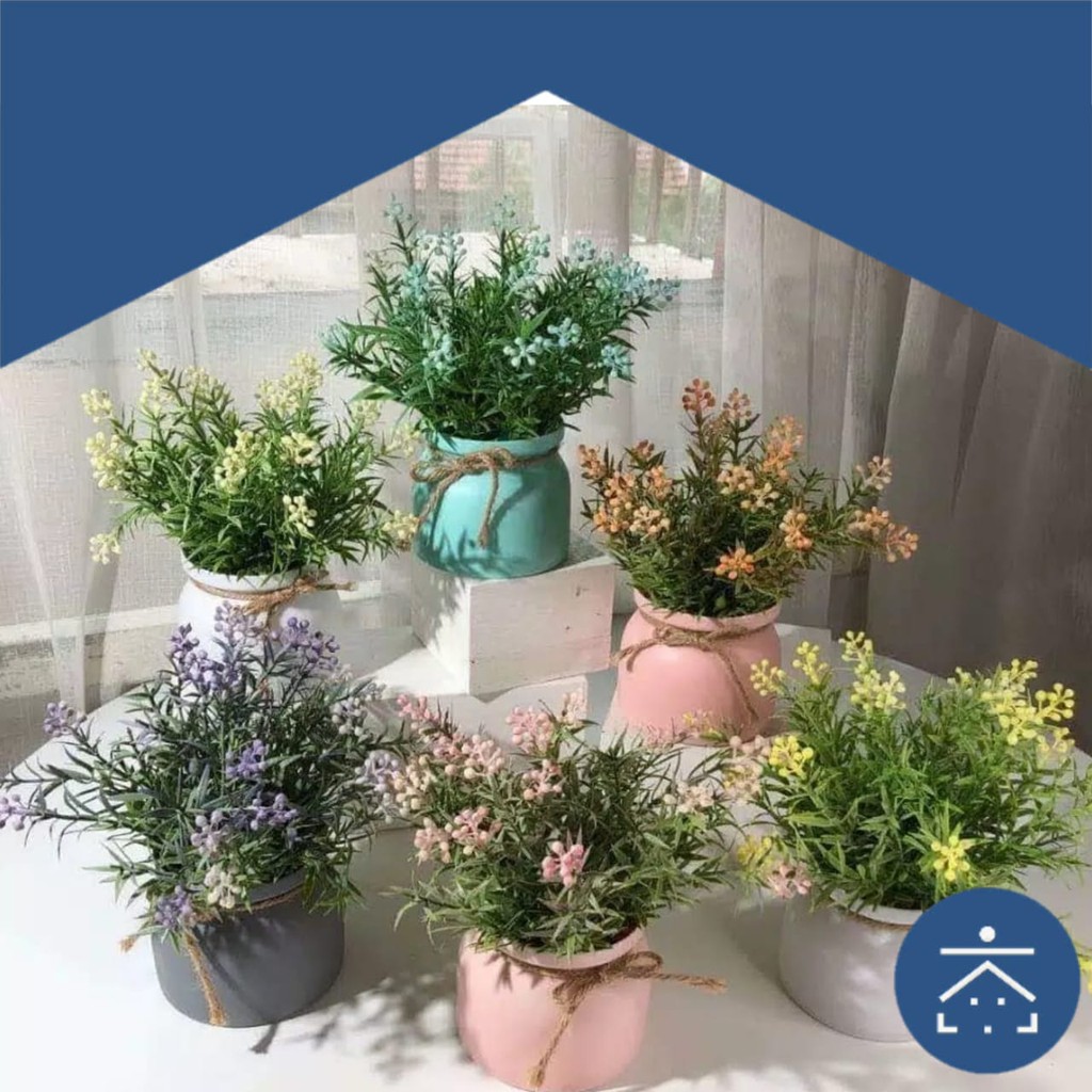 Tanaman Hias Plastik Pot Bunga Artificial Daun Palsu Tanaman Hias Plastik Pot Bunga Artificial Daun Palsu