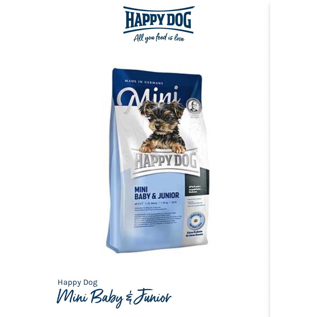 Dog Food Happy Dog Baby &amp; Junior 4kg Makanan Anjing