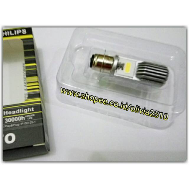 Lampu LED Motor 2 Sisi Socket H6 M2A