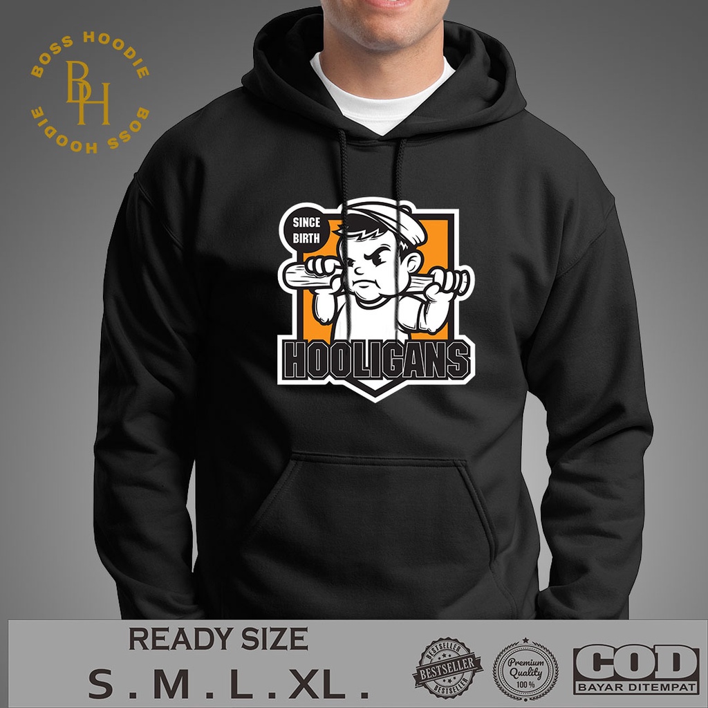 HOODIE HOLIGANS / HOODIE PRIA / JAKET PRIA / HOODIE KEREN