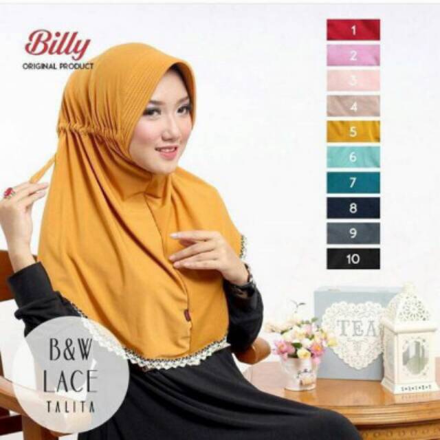 SERUT POLOS RENDA || SERUT JOKOWI RENDA || HIJAB INSTAN SERUT RENDA