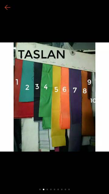 Kain Taslan latex anti air waterproof 100%