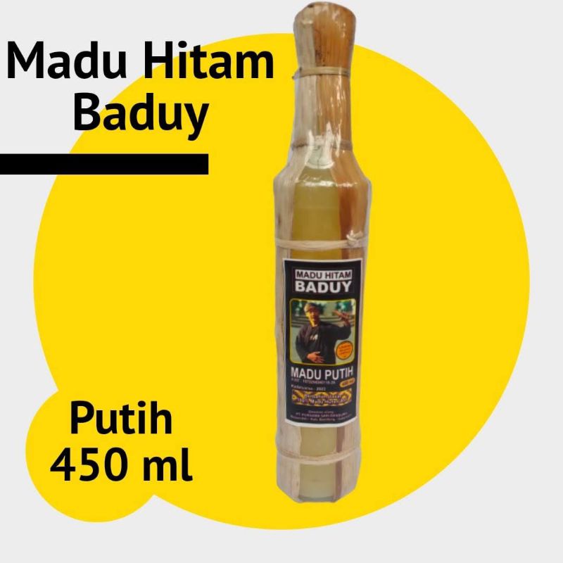 

madu putih baduy 450ml madu asli murni murah berkualitas