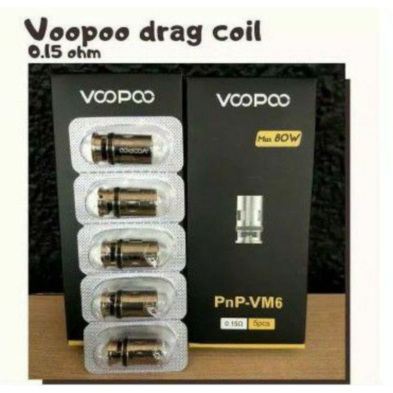 Koil Vapoor Vapee drag x PnP-VM6 0,15 harga satuan