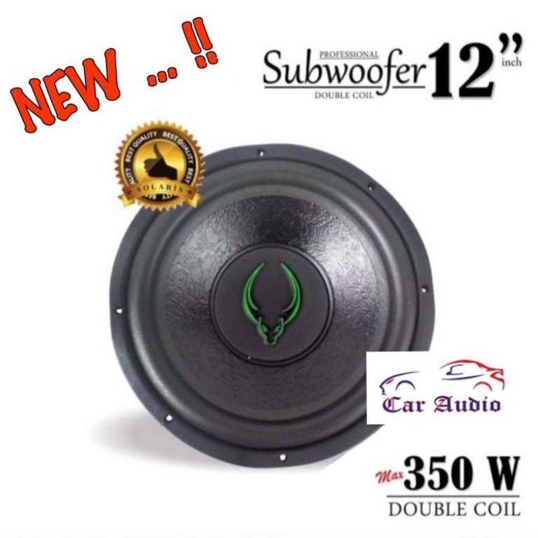 Subwoofer 12'' inch Double Coil GREEN BULL Subwoofer Greenbull Subwoofer Grenbull