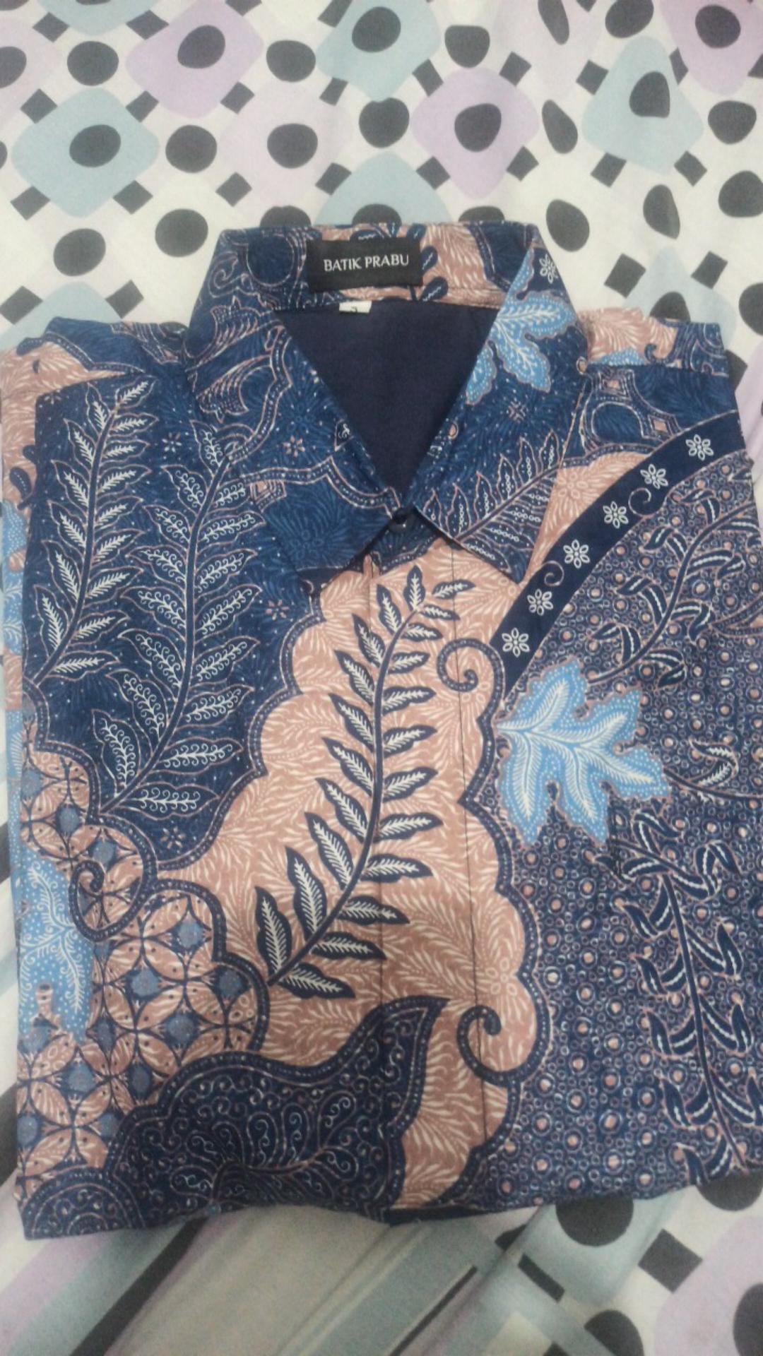 Kemeja Batik Prabu Bahan Dobby Reguler Fit A588
