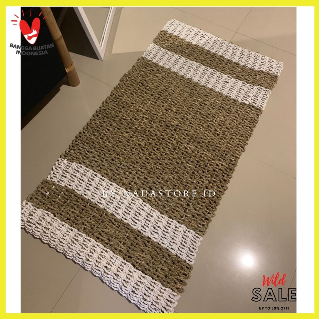 COD FLOOR MAT KARPET ANYAMAN SEAGRASS QTY EXPORT