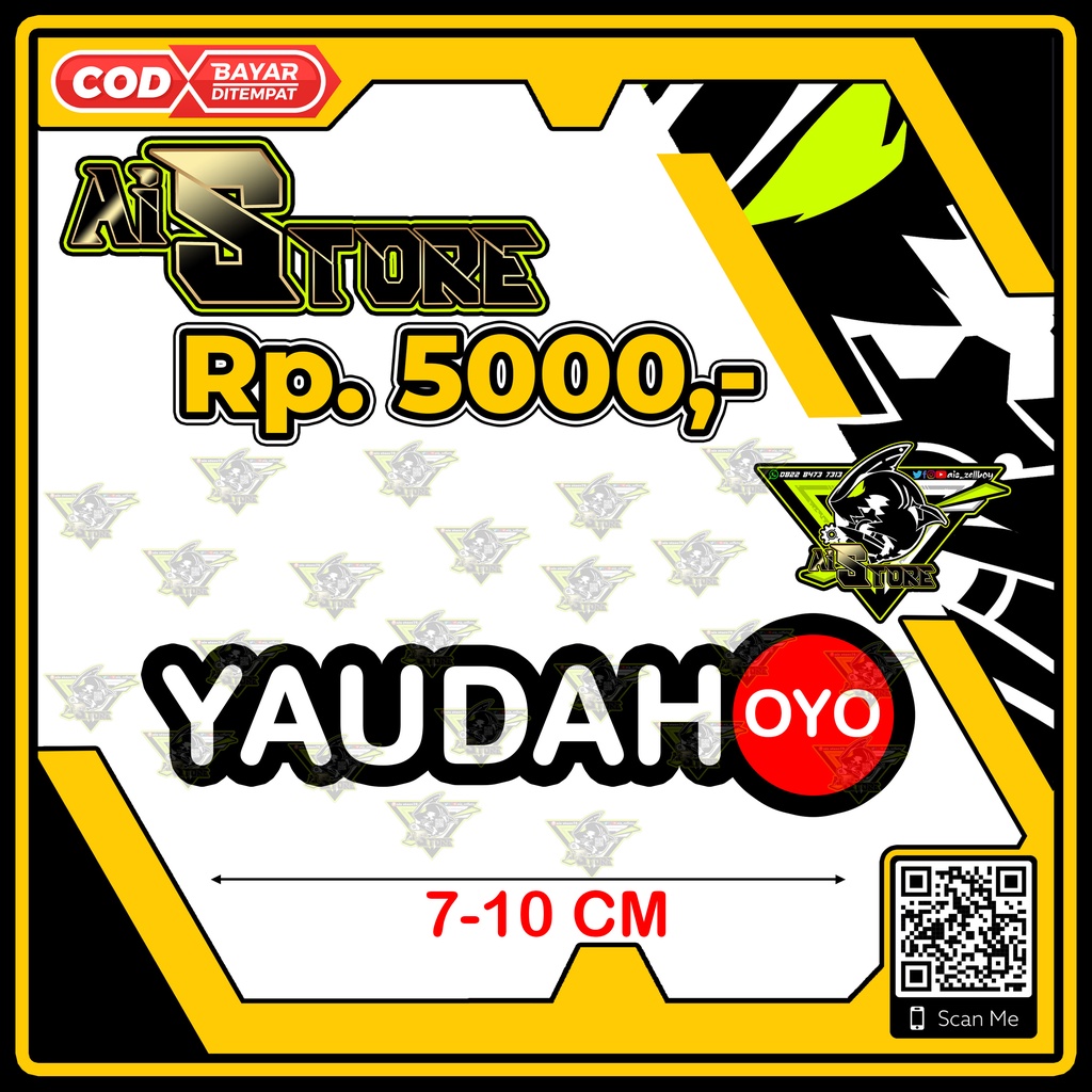 Stiker Yaudah OYO