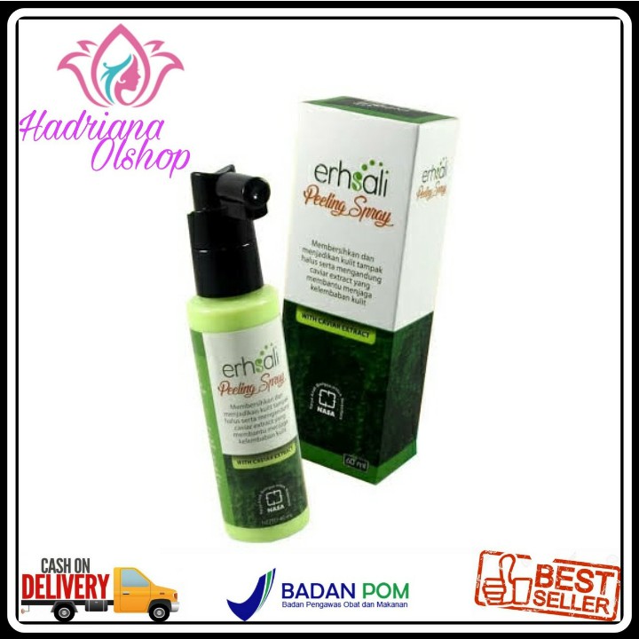 Erhsali Peeling Spray Nasa / perontok daki dan sel kulit mati