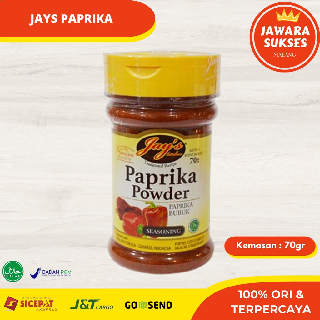 

Jay's Paprika Powder 70gr | Jays Kitchen Bubuk Paprika