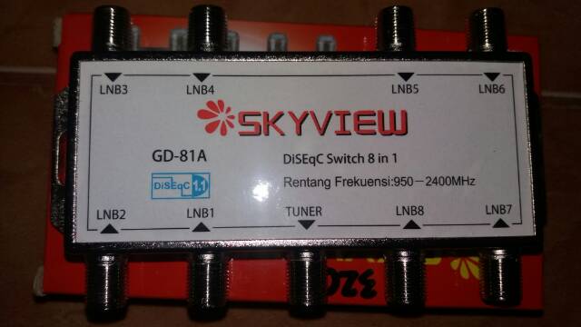 Diseq 8x1 multi skyview hd