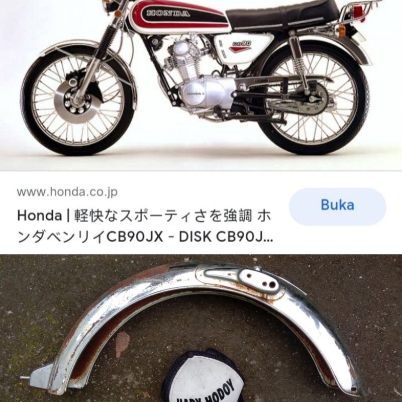 slebor belakang cb90 original japan