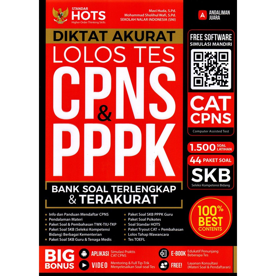 Gramedia Tarakan - Diktat Akurat Lolos Tes CPNS & PPPK : Bank Soal Terlengkap & Terakurat