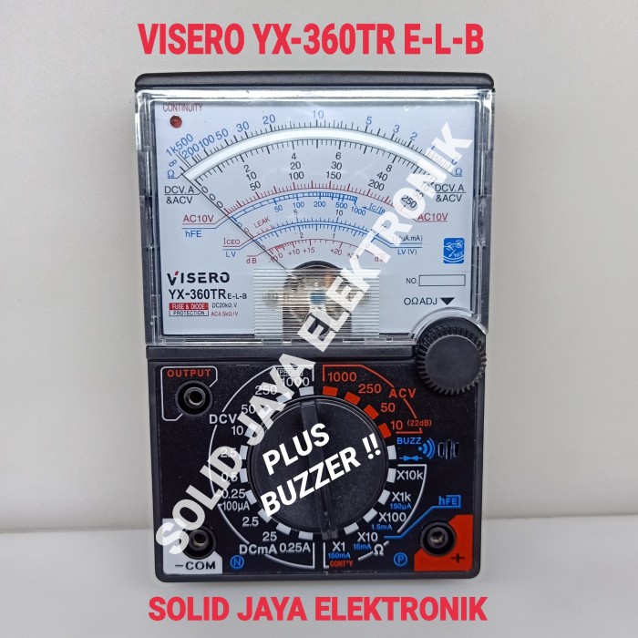 MULTI TESTER VISERO YX-360TR ANALOG YX360TR YX 360 TR YX360 AVOMETER