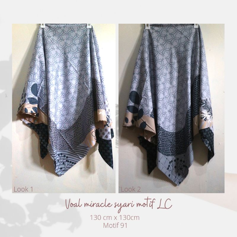 VOAL MIRACLE SYARI MOTIF UMAMA 130cm x 130cm PART 2-27