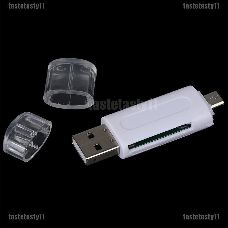 Adapter card reader otg usb 2.0 Multifungsi Untuk Handphone