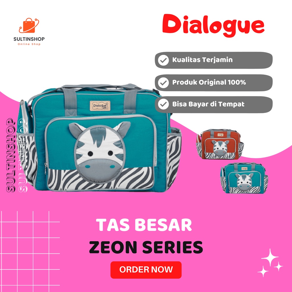 Tas Bayi Besar Strap Bag Tali Selempang Jinjing Perlengkapan Travelling Anak Bayi Tempat Botol Susu 