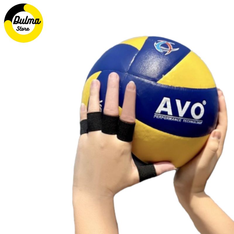 Finger Support Avo Original Deker Pelindung Jari Olahraga Voli Basket Kiper Futsal Sepak Bola