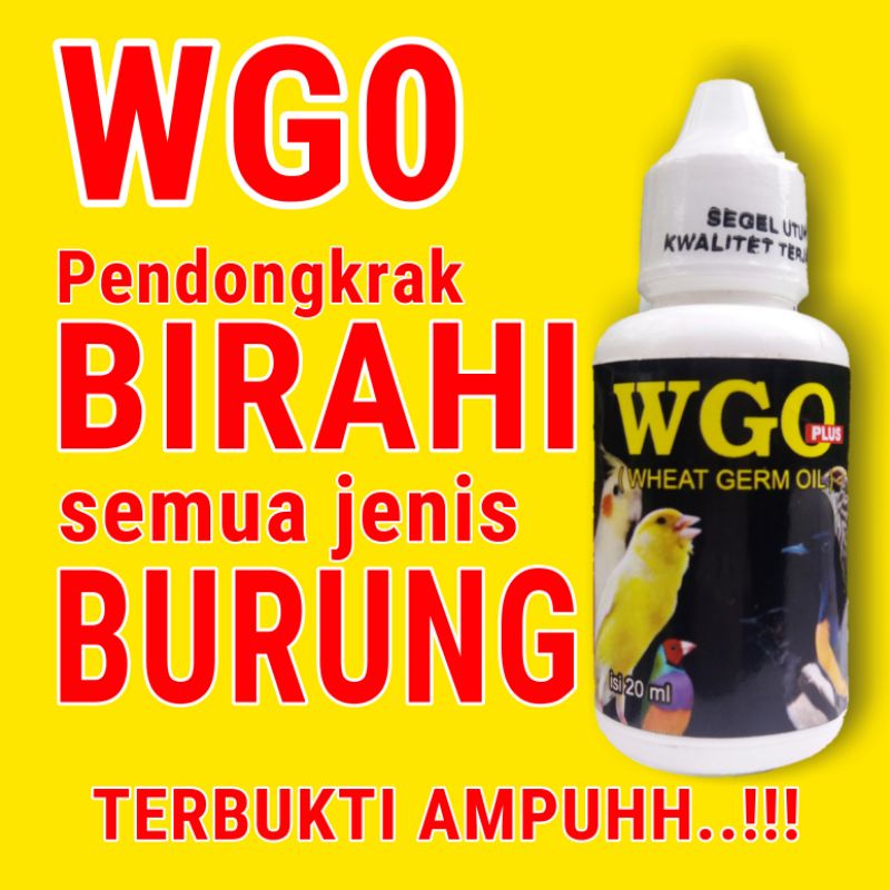 VITAMIN PENAMBAH BIRAHI BURUNG | WGO | VITAMIN WGO ASLI