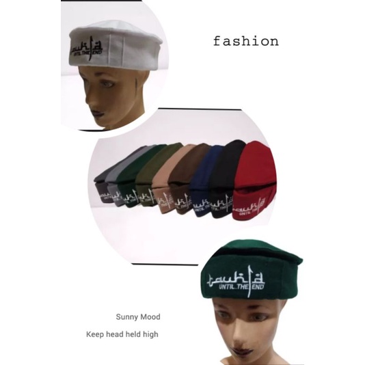 Peci Pakol Taliban/ Bordir Tauhid /pria dewasa