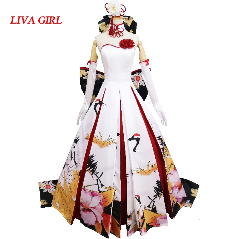 PREORDER Liva girl Newest  Fate Stay Night Altria Pendragon Cosplay Costume Saber Arturia Pendragon 