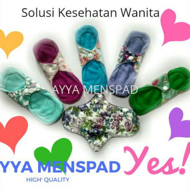 Pembalut Katun haluuus Ayya tipe Bintang Day Night &amp; mix use paket isi 3 atau 6 lembar