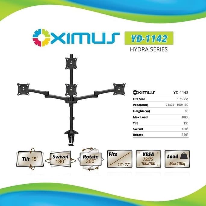 BRACKET LCD LED TV 13" - 27" OXIMUS HYDRA-YD1142