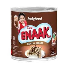 

Indomilk Cap Enaak Krimer Kental Manis Cokelat 370 gr