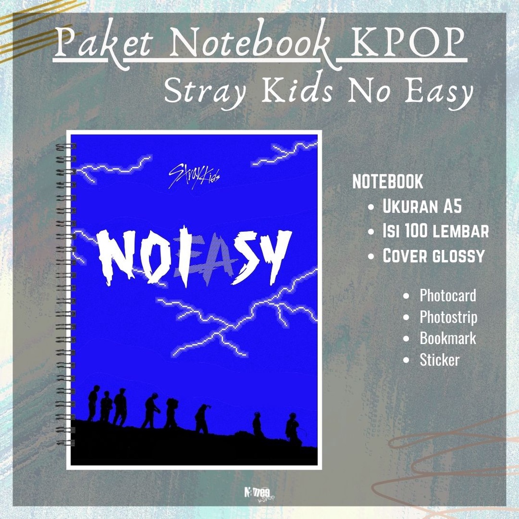 

Stray Kids Notebook No Easy