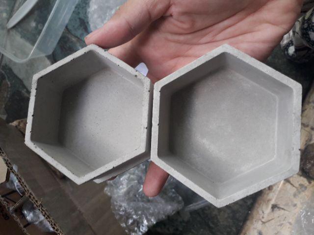 Pot Mini Sukulen/kaktus Segi Enam D:7 Cm